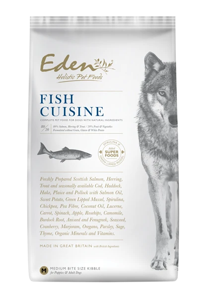 Eden Dog - 80/20 Fish Cuisine Small Kibble 12kg 3 Eden Dog - 80/20 Fish Cuisine Small Kibble 12kg