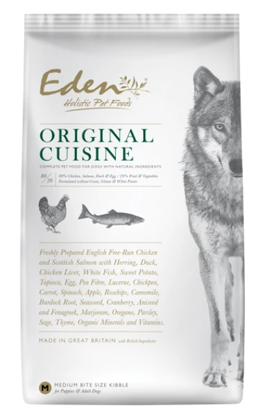 Eden Dog - 80/20 Original Cuisine Small Kibble 2kg 3 Eden Dog - 80/20 Original Cuisine Small Kibble 2kg