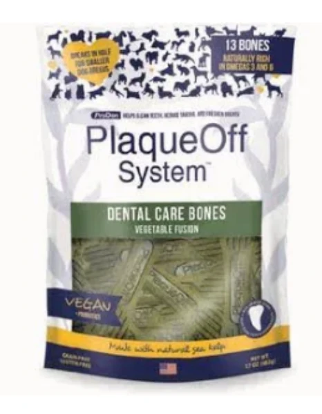 ProDen PlaqueOff Dental Bones Vegetable Fusion 485g 3 ProDen PlaqueOff Dental Bones Vegetable Fusion 485g