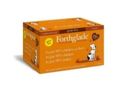 Forthglade Dog - Just Grain Free Chicken, Turkey & Chicken And Liver 12x395g