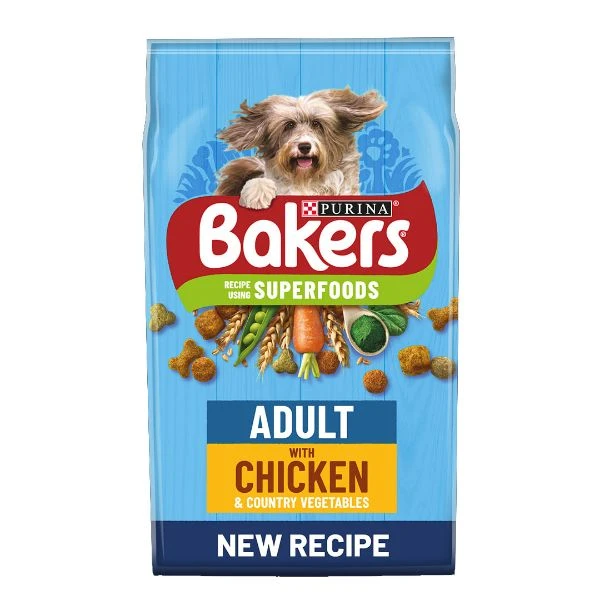 Bakers Chicken With Vegetables Dry Dog Food 14kg 3 Bakers Chicken With Vegetables Dry Dog Food 14kg