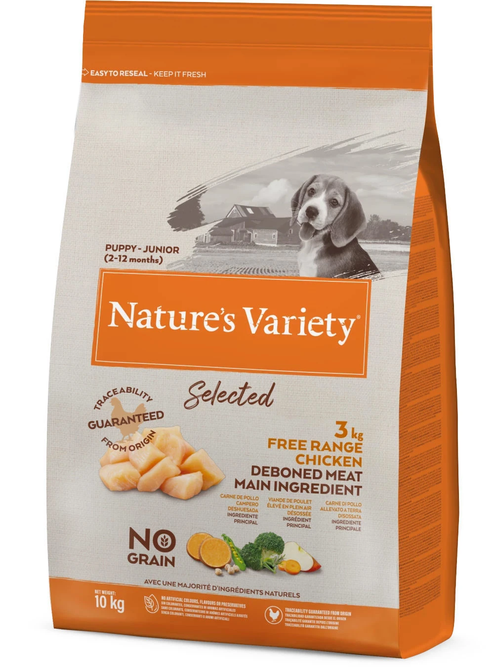 Natures Variety Dog - Selected Dry Puppy Junior Chicken 10Kg 3 Natures Variety Dog - Selected Dry Puppy Junior Chicken 10Kg