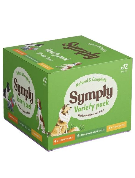 Symply Dog - Variety Pack With Rice 12x395g 3 Symply Dog - Variety Pack With Rice 12x395g