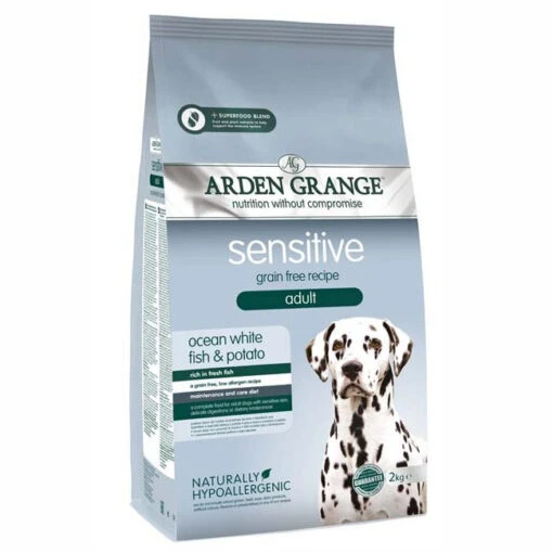 Arden Grange Dog - Adult Sensitive Grain Free White Fish & Potato 2kg 1 Arden Grange Dog - Adult Sensitive Grain Free White Fish & Potato 2kg -Outlet Dog Feedly Store 0021920 arden grange dog adult sensitive grain free white fish potato 2kg