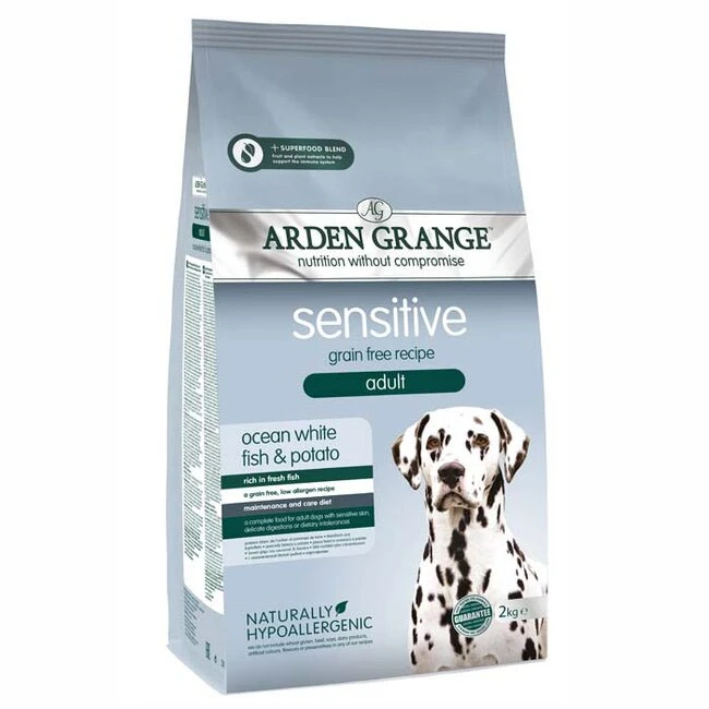 Arden Grange Dog - Adult Sensitive Grain Free White Fish & Potato 2kg 3 Arden Grange Dog - Adult Sensitive Grain Free White Fish & Potato 2kg