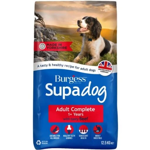 Burgess Dog - Supadog Adult Beef 12.5kg -Outlet Dog Feedly Store 0026496 burgess dog supadog adult beef 125kg 600