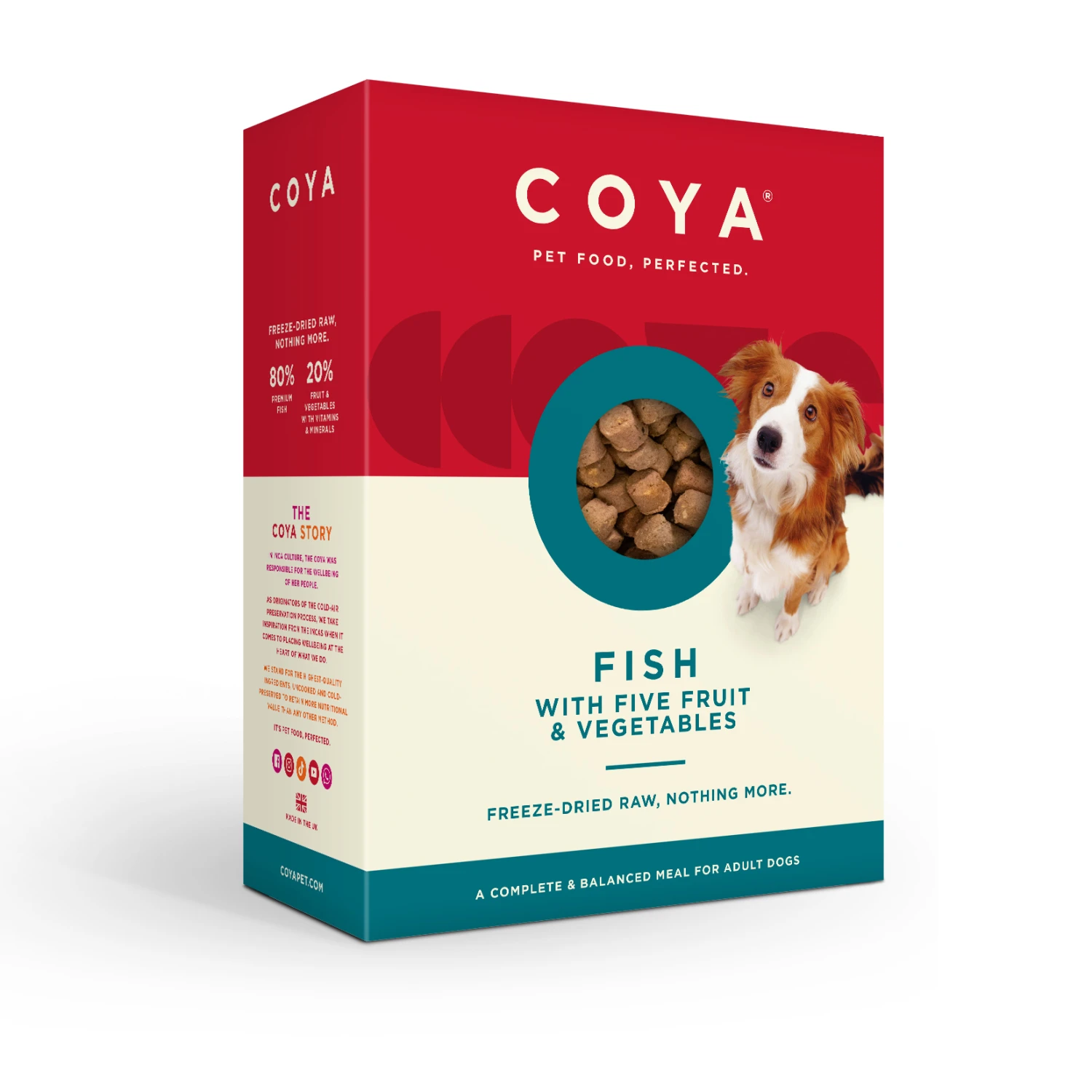 Coya Adult Dog Freeze Dried Fish 650g 3 Coya Adult Dog Freeze Dried Fish 650g