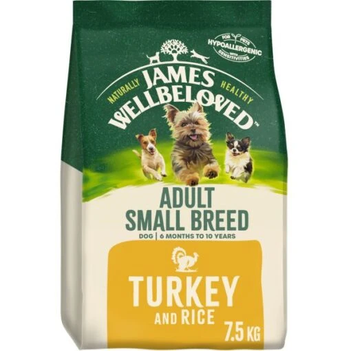 James Wellbeloved Dog - Adult Small Breed Turkey & Rice 7.5kg -Outlet Dog Feedly Store 0028905 james wellbeloved dog adult small breed turkey rice 75kg 600