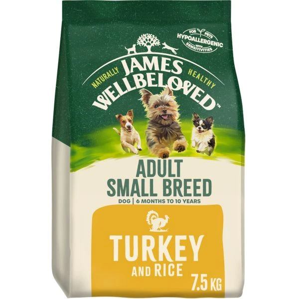 James Wellbeloved Dog - Adult Small Breed Turkey & Rice 7.5kg 3 James Wellbeloved Dog - Adult Small Breed Turkey & Rice 7.5kg